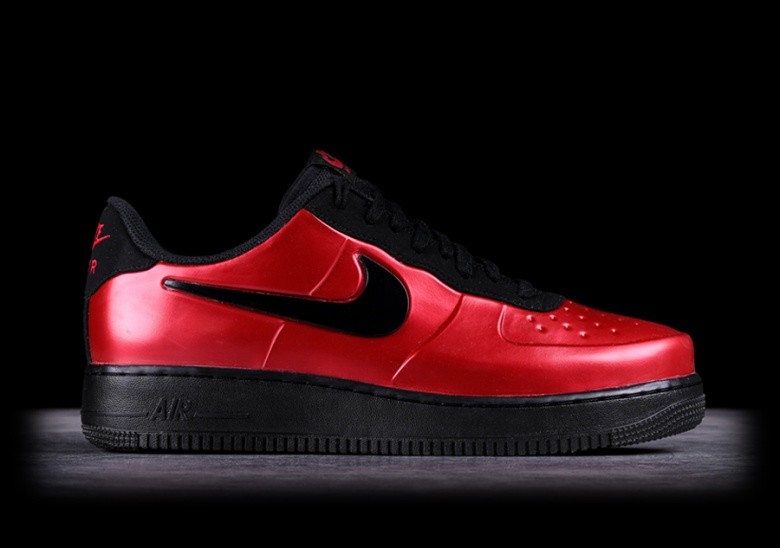 red air force 1 foamposite