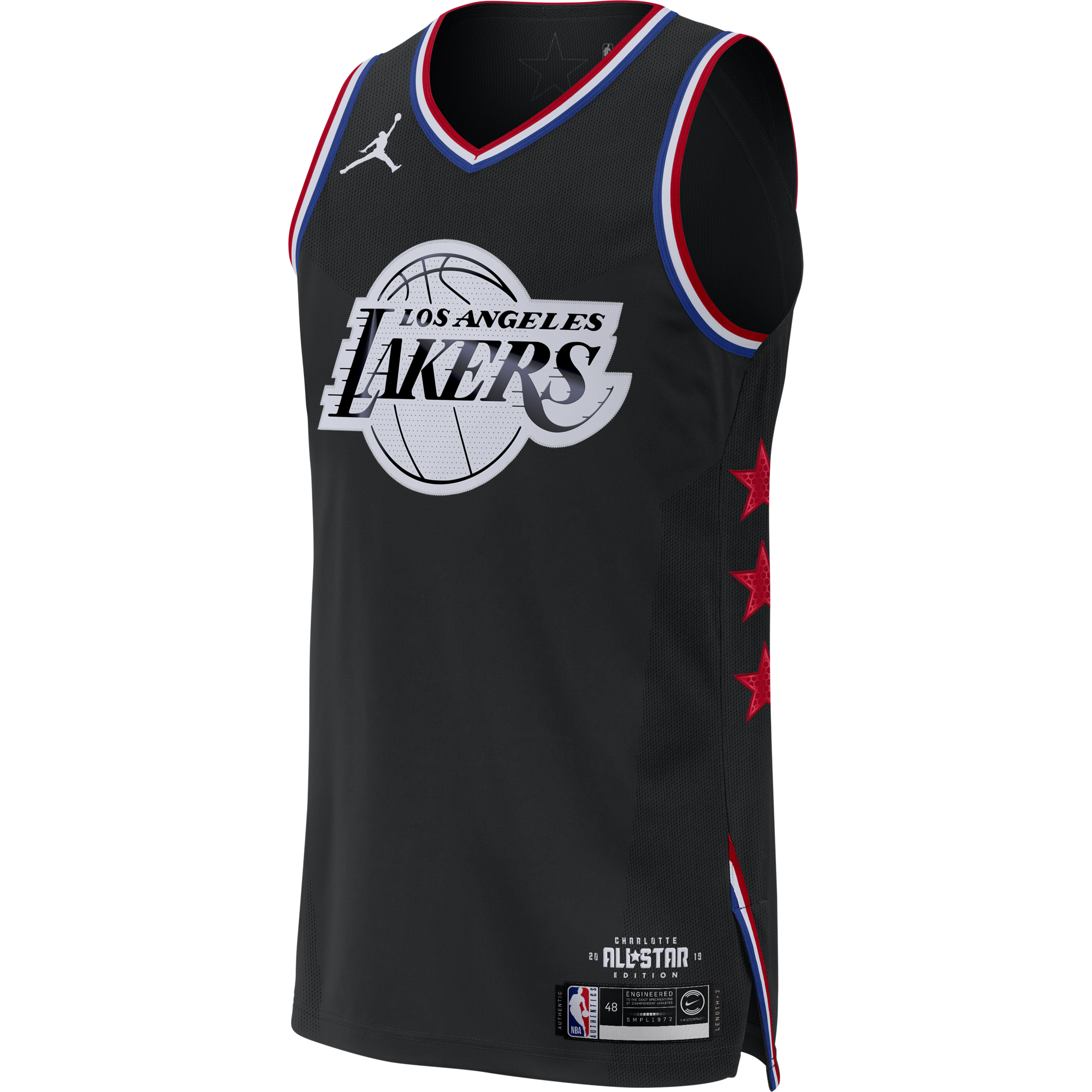 NIKE AIR JORDAN NBA ALL STAR WEEKEND 2019 LEBRON JAMES AUTHENTIC JERSEY BLACK