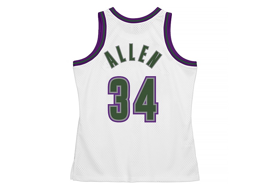 Ray Allen Milwaukee Bucks Mitchell & Ness Green Swingman Jersey Nba, 2XL / Green
